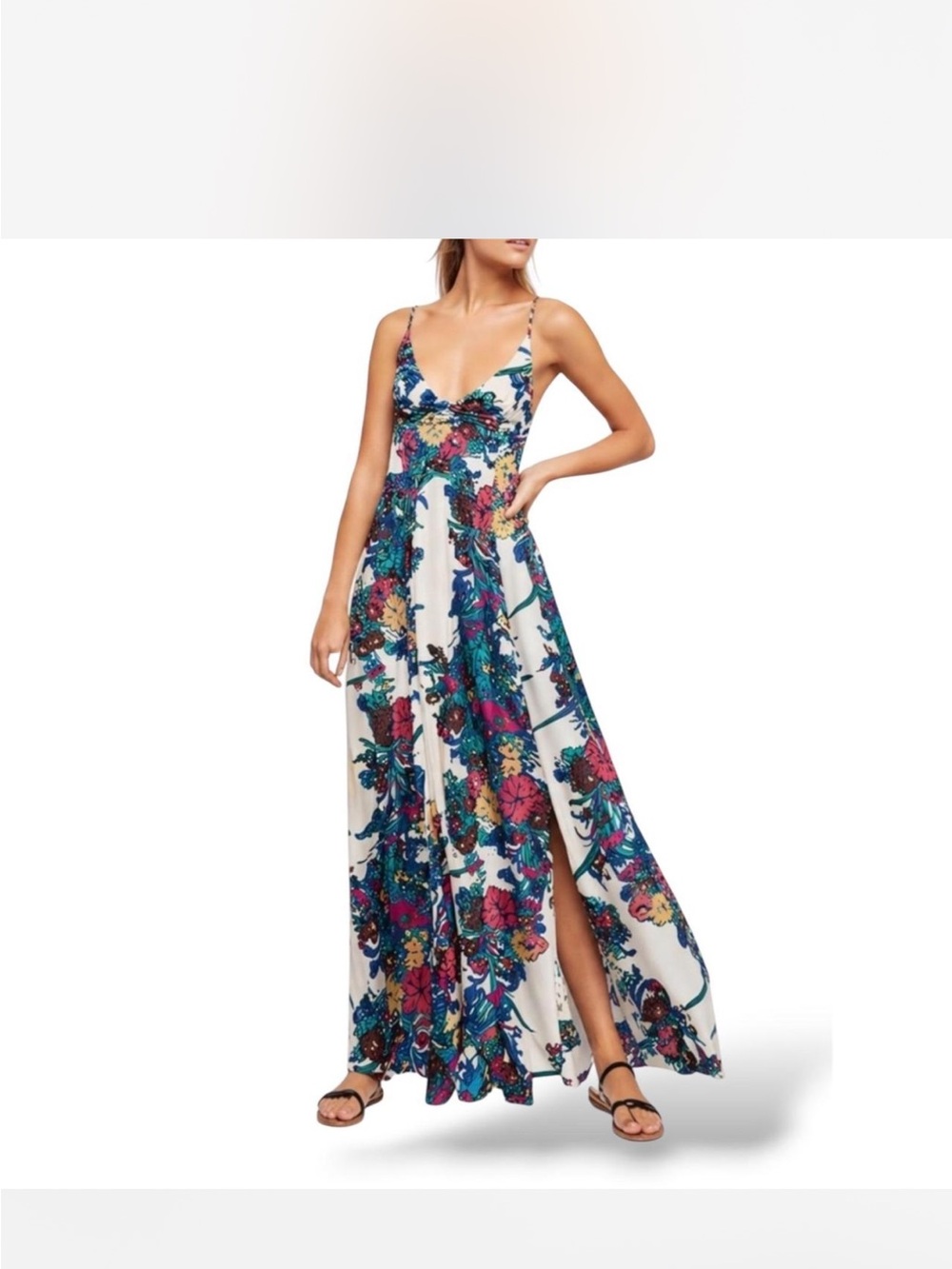 Free People Through the Vine maxi dress size M